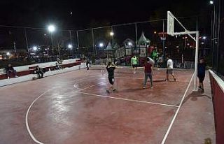 Çan Belediyesi yeni basketbol sahası yapımını...
