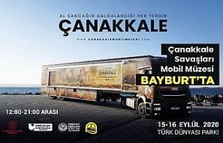 Çanakkale Savaşları Mobil Müzesi Bayburt’ta