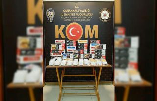 Çanakkale’de kaçak sigara operasyonu