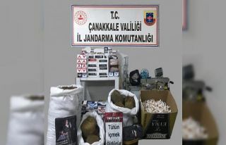 Çanakkale’de kaçak tütün operasyonu