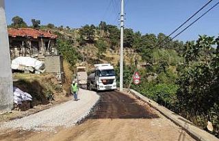 Çatakbağyaka’nın yolu asfaltlandı
