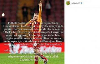 Celil Yüksel’den Galatasaray’a veda