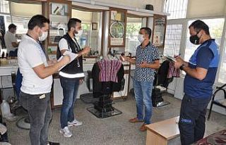 Cizre’de korona virüs denetimleri