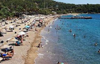 Çöl sıcakları Bodrum’u terk etmiyor