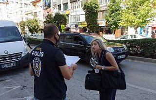 Çorum’da güldüren maske diyaloğu