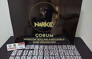 Çorum’da uyuşturucu operasyonu