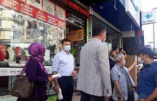 Covid-19 denetimine çıkan belediye başkanı kendi...