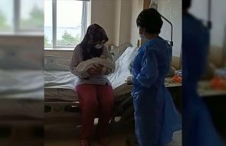 Covid-19 hastası hamile kadın tedavinin ardından...