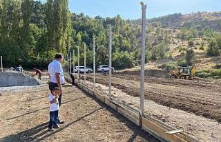 Çukurca Belediyesinden sera kurulumu