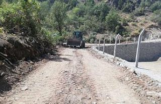 Çukurca Belediyesinden yol yapım çalışması