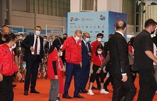 Cumhurbaşkanı Erdoğan Teknofest alanında