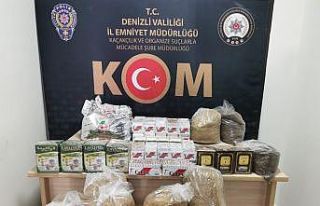 Denizli emniyetinden kaçakçılara büyük darbe