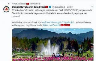Denizli tek yürek "#WeLoveDenizli" diyor