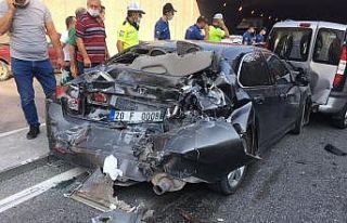 Denizli’de 9 araçlı zincirlemeli trafik kazası:...