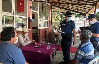Derebucak’ta polis korona virüs denetimlerini sıklaştırdı