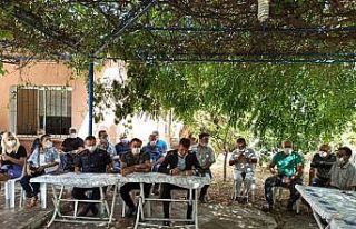 Didim ilçe protokolü vatandaşlarla bir araya geldi
