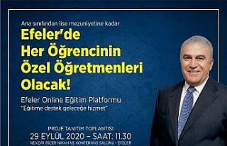 Dijital Eğitim Platformu ’Efeders.tv’ ilgi odağı...