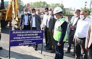 Dilovası caddeleri ışıl ışıl oluyor
