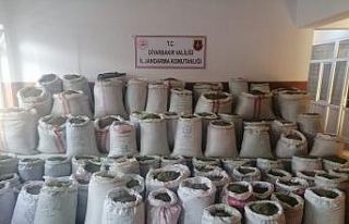 Diyarbakır’da 1 ton 207 kilo esrar ele geçirildi