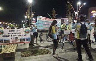 Diyarbakır’da korona virüse dikkat çekmek için...