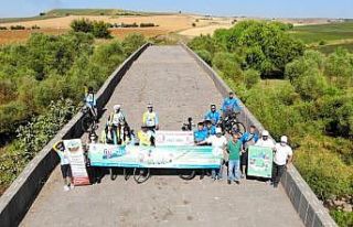 Diyarbakır’da pedallar hareketli yaşam için çevrildi