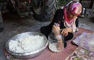 Doğal yollarla üretilen peynirler kışın tüketilmek...