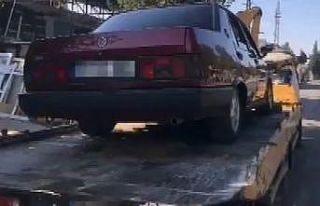 Drift atan sürücüye 6 bin lira ceza