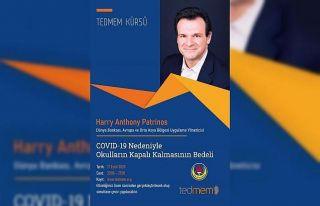 Dünya Bankası yöneticisi Patrinos, TED’in kürsü...