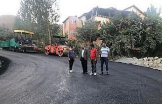 Durankaya beldesi yolu asfaltlandı