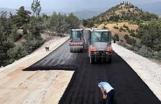 Dursun Fakih Türbesi mevkinde yol çalışmaları...