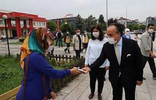 Düzce’de maske mesafe denetimi yapıldı