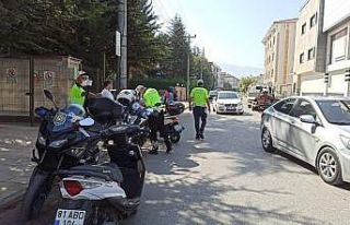 Düzce’de motosiklet sürücülerine ceza yağdı