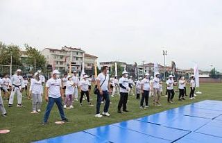 Düzce’de pandemi sonrası ilk spor gösterisi düzenlendi