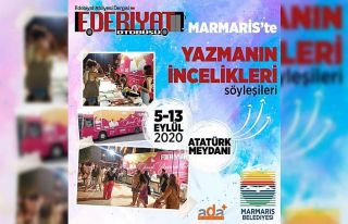 Edebiyat otobüsü Marmaris’te