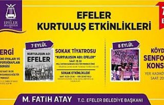 Efeler’de 7 Eylül, etkinliklerle kutlanacak