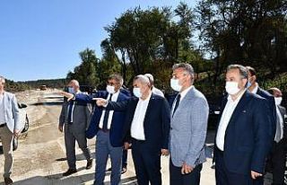 Eflani-Pınarbaşı Kavşağı Yolunda çalışmalar...