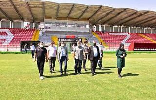 Elazığ Doğukent Stadı denetlendi