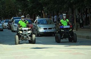 Elazığ’da polisler, ATV motorlu denetime başladı