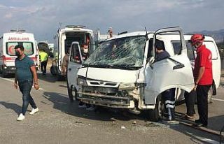 Elazığ’da trafik kazası:2 yaralı