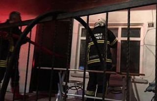 Elektrik kontağından çıkan yangında tek katlı...