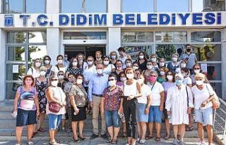 Emekçi kadınlardan Başkan Atabay’a destek