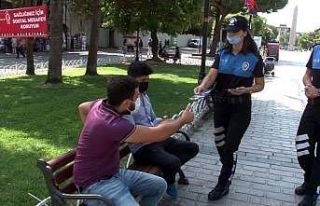 Emniyet ekipleri, Ayasofya’da korona virüse karşı...