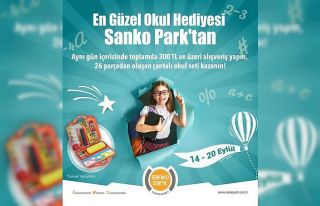 En güzel okul hediyesi SANKO Park’tan