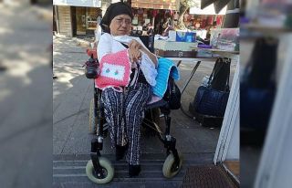 Engelli kadın azmiyle örnek oluyor