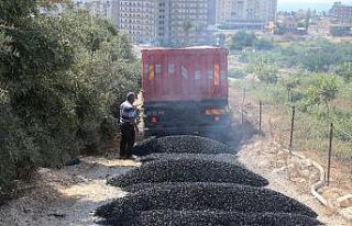 Erdemli Belediyesi, asfaltı kendi tesislerinde üretiyor
