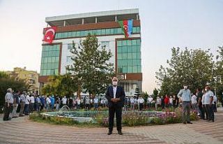 Erdemli Belediyesi’nden Azerbaycan’a destek