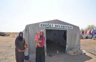 Ereğli Belediyesinden depremde evi zarar gören vatandaşlara...