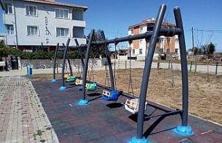 Ergene’deki parklara bakım yapılıyor