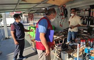 Erzincan’da korona virüs denetimi yapıldı