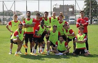 Eskişehirspor taktik ve pas çalıştı